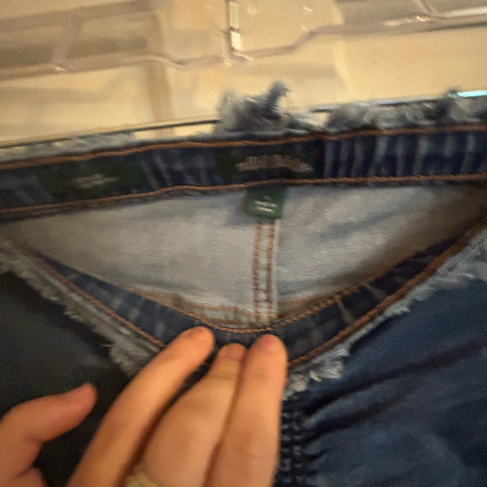 Wild fable low rise Distressed Blue Denim - Picture 3 of 5